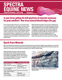 Spectra Equine News ProEdition v2: Epoch Minerals