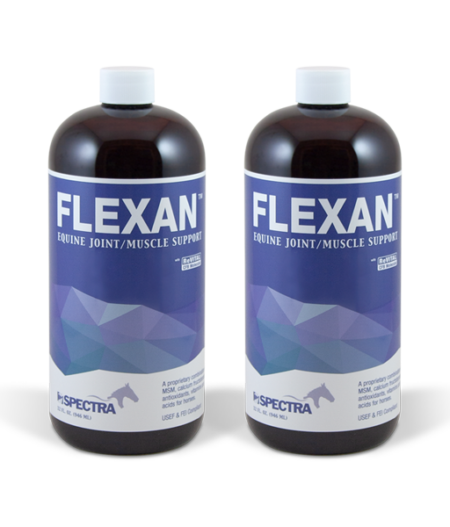 Two FLEXAN 32oz bottles